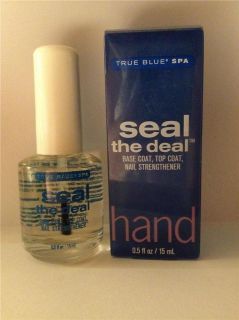 Bath Body Work TRUE BLUE SPA Seal the Deal Base top coat strengthener 