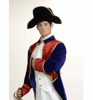 ADULT MENS FRENCH ARMY 18TH CENTURY GENERAL NAPOLEON BONAPARTE COSTUME 