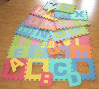 New Foam Baby Learning Letter Puzzle Floor Mats 26pcs