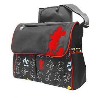   Mouse in the House Messenger Diaper Bag UNISEX wipes clean change