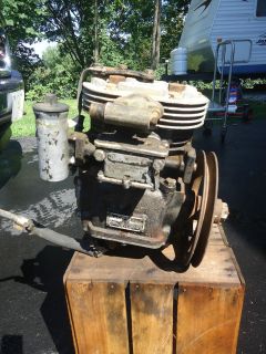 ENGINE Vintage Bendix Westinghouse Air Brake Pump Good compression