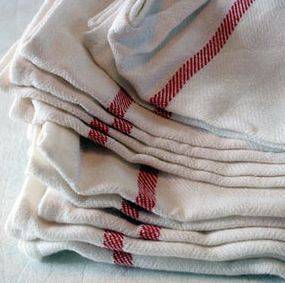   Lot Economical Red White Kitchen Bar Towel Cotton NEW Tekla Dish Work