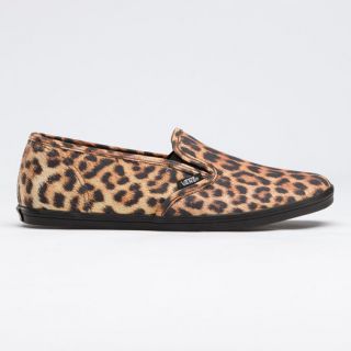 Vans Leopard Slip On Lo Pro Shoes Black   Ships Free