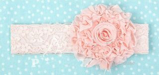   Infant Toddler Flower Lace Tulle Headband Headwear Hair Band FREE SHIP