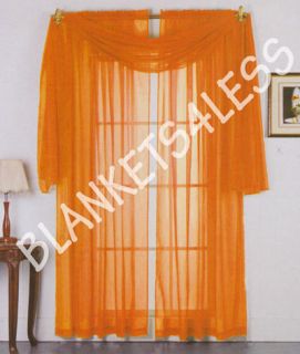 orange bedroom curtains