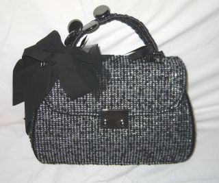 NWT J. Crew Collection Tweed Buena Notte Bag Fall 2010 $188