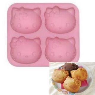 Hello Kitty Silicon Cup Cake Mold Chocolate Jelly Mould #1915