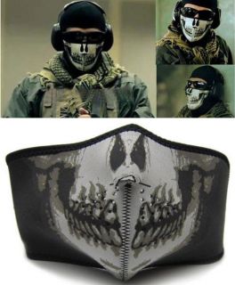 Skull Face Mask Navy Seal Swat Skeleton Cloth Flexible Bike Cosplay 