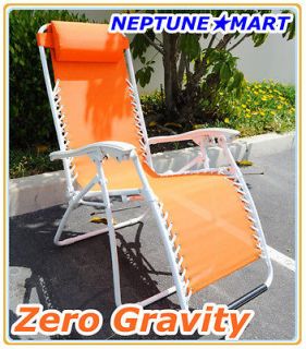 Zero Gravity Folding lounge Chair leisure recliner Orang​e
