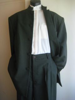 Men Suit, Bruce Lee Style, Chinese tunic+free shirt, Olive twill woven 
