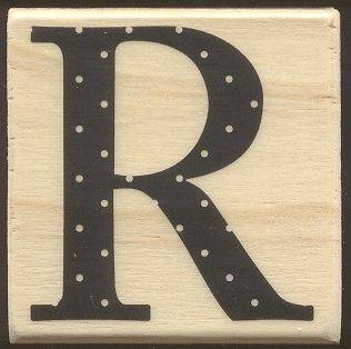 STENCIL LETTER Alphabet 2x2 Medium Upper Case Wood CRAFT RUBBER 