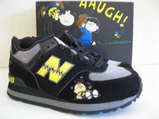 New Balance Limited Edition 574 Black Peanuts Snoopy BOYS Girls Shoes 