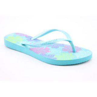 Havaianas Slim Allegra Womens Size 6 Blue Synthetic Flip Flops Sandals 