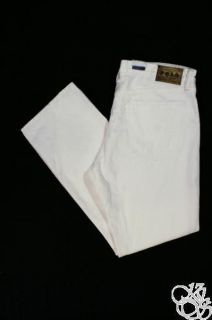 POLO RALPH LAUREN JEANS Classic 867 White Mens Denim Pants New
