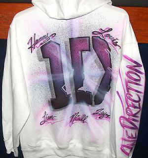 One Direction Airbrushed Hoodie or Crewneck Sweatshirt Airbrush YOUR 