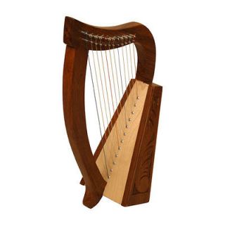 Roosebeck 21 12 String Rosewood Baby Harp + Extras BLEMISHED