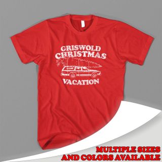 GRISWOLD CHRISTMAS VACATION DECORATIONS ELF CLACK FUNNY MOVIE TEE T 