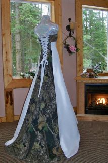 NEW Camo Wedding Gown/dress CUS​TOM MADE  In the USA