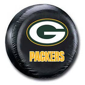 Green Bay Packers Black Spare Tire Cover Standard Size