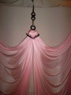 LIGHT PINK SILK with FULL RIGGING HARDWARE, circus equipment,