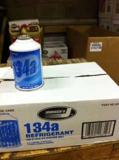   134a R134 R134A Refrigerant Freon   QTY 12   12oz cans (1 case of 12