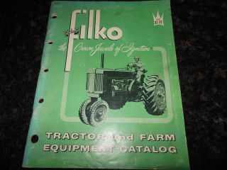   FILCO IGNITION FARM TRACTOR & IMPLEMENT 51 PAGE ORIGINAL PARTS BOOK