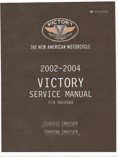 Victory Motorcycle Service Manual 2003 Touring Cruiser