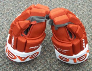 Eagle PPF X 705 Hockey Gloves   Red/White 13 or 14   NEW