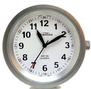 FORMOTION STICK ON CLOCK SB 81000 WHITE W/ BLACK NUMBERS MILITARY