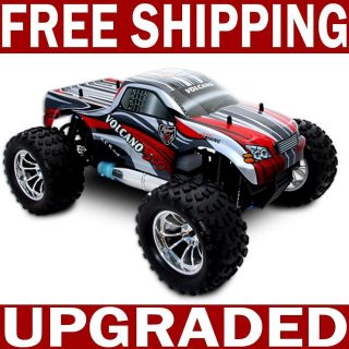 Nitro Gas RC Truck 4WD Buggy 1/10 Car New VOLCANO S30   Red