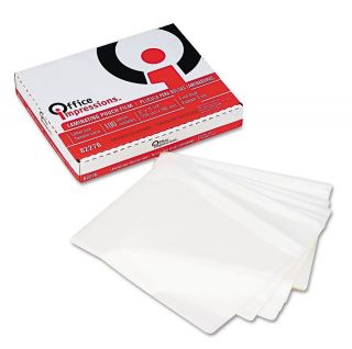 Office Commercial 9 x 11.5 Laminating Pouches Sheets Letter Size 