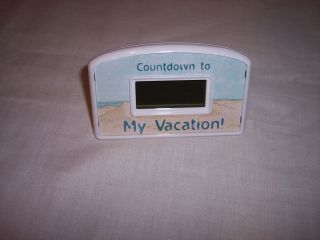 Countdown To My Vacation Clock