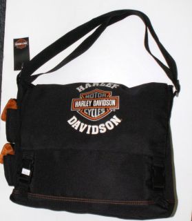 Harley Davidson Messenger Bag   Travel Bag   Backpack  Black