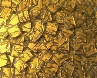 1sqft 4x 4 VAN GOGH Mosaic Glass Tiles GOLD TILE