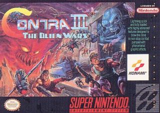 Contra III The Alien Wars Super Nintendo, 1992