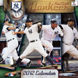 2012 new york yankees 12x12 wall Calendar by Perfect Timing   Turner 