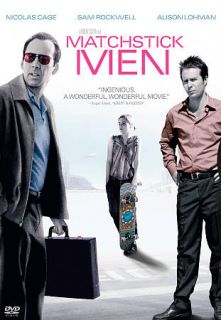 Matchstick Men DVD, 2004, Full Frame