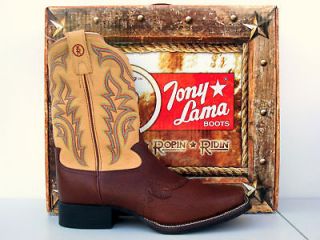 Tony Lama 3R Mens Palomino Baron / Peanut Cowboy Boots