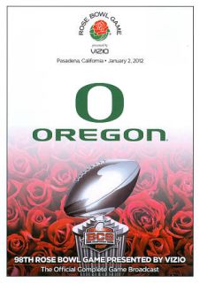 2012 Rose Bowl DVD, 2012