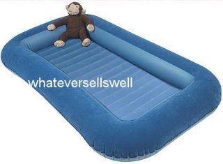 BUMPER BLUE JUNIOR SINGLE AIR BED mattress inflatable camp AIRBED 