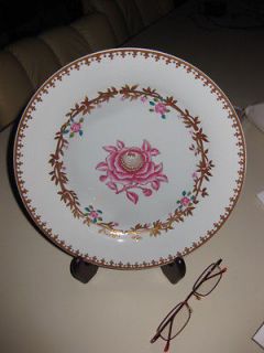 Avon Abigail Adams Porcelain Plate Trimmed in 24K Gold 1985