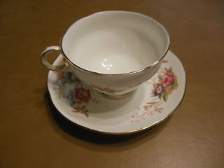 Adderley bone china Lawley England Cup & Saucer Collectible Gold 