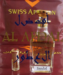 6ml Sandal by Swiss Arabian Concentrated Perfume Oil Sandalwood Attar 