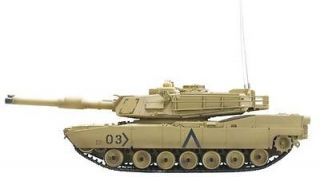 NEW VsTank 1/24 M1A2 Abrams Desert Battle Tank RTR Chnl A2 VSKD60 