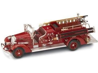 1938 AHRENS FOX VC FIRE ENGINE RED 1/43 DIECAST MODEL