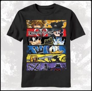 Kingdom Hearts Aim At The Heart Men Anime T shirt