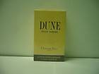 Dune Christian Dior Men Aftershave 3.4 oz Lotion NEW SEALED 3.3oz 