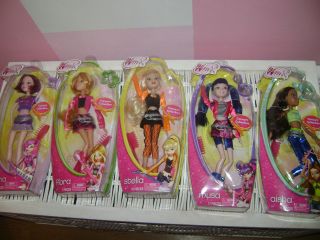 WINX CONCERT COLLECTION LOT OF WINX CLUB DOLLS NEW IN PACKAGES LOT OF 