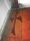 ADRIAN PEARSALL SCULPTURAL WALNUT BOWTIE RECT COFFEE TABLE MID CENTURY 