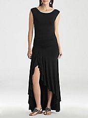 NWT $148 MARCIANO GUESS Adrian Runway Dress Maxi SKirt Front Slit Sz S 